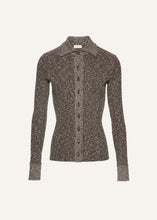 Load image into Gallery viewer, SS25 KNITWEAR 10 CARDIGAN BROWN

