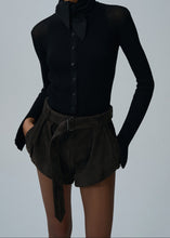Load image into Gallery viewer, SS25 KNITWEAR 14 CARDIGAN BLACK
