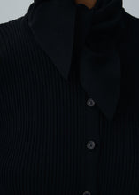Load image into Gallery viewer, SS25 KNITWEAR 14 CARDIGAN BLACK

