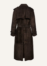 Load image into Gallery viewer, SS25 LEATHER 02 COAT BROWN SUEDE
