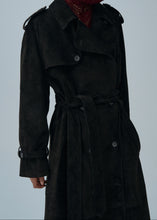 Load image into Gallery viewer, SS25 LEATHER 02 COAT BROWN SUEDE
