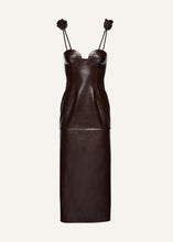Load image into Gallery viewer, SS25 LEATHER 03 DRESS BROWN
