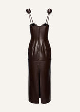 Load image into Gallery viewer, SS25 LEATHER 03 DRESS BROWN
