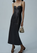 Load image into Gallery viewer, SS25 LEATHER 03 DRESS BROWN
