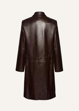 Load image into Gallery viewer, SS25 LEATHER 09 COAT BROWN
