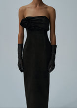 Load image into Gallery viewer, SS25 LEATHER 18 DRESS BROWN SUEDE
