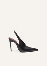 Load image into Gallery viewer, SS25 SLINGBACK LEATHER BLACK

