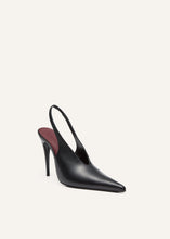 Load image into Gallery viewer, SS25 SLINGBACK LEATHER BLACK
