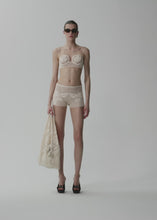 Load and play video in Gallery viewer, PF24 CROCHET 01 SHORTS CREAM
